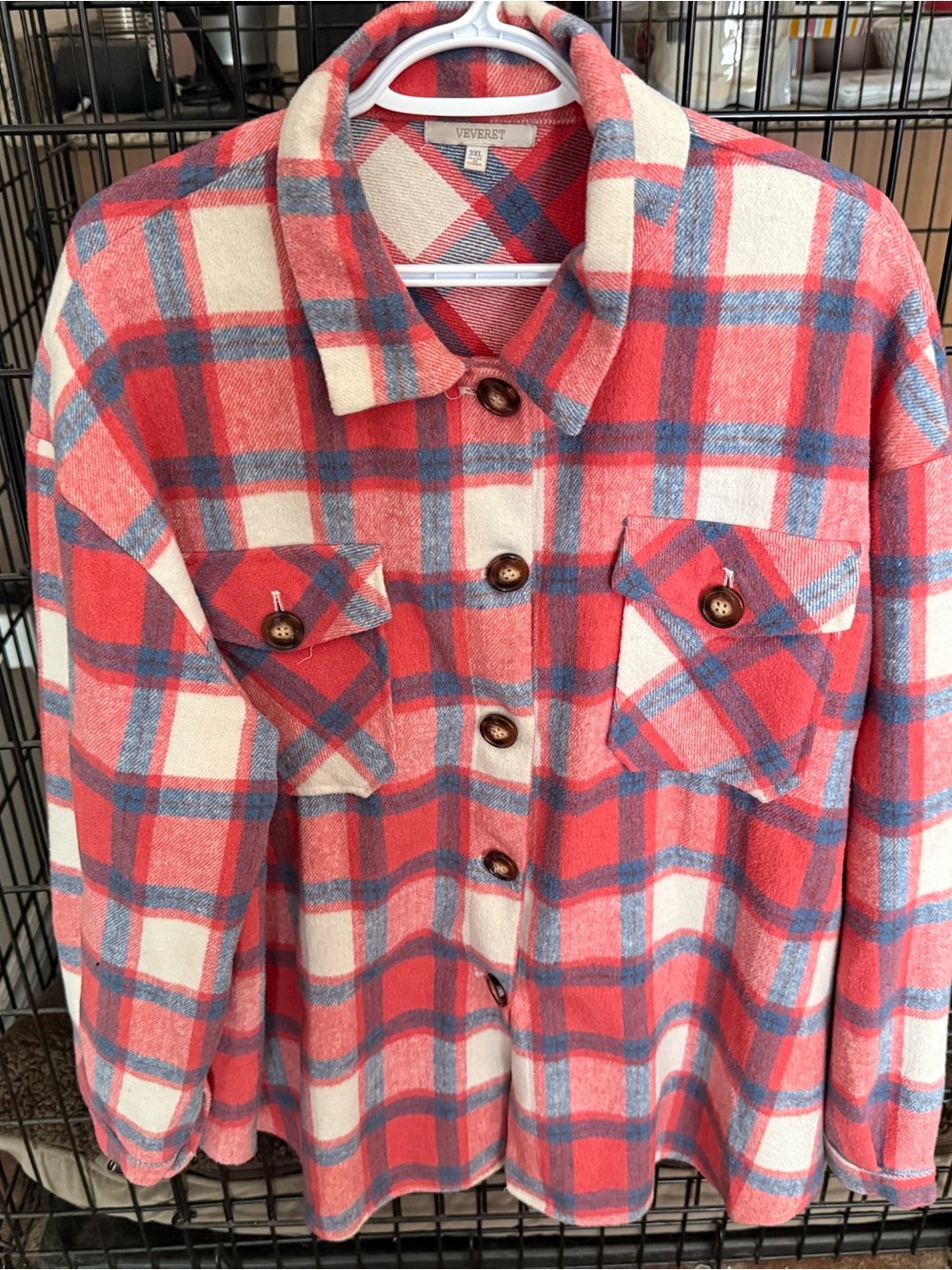 Red Plaid Shacket